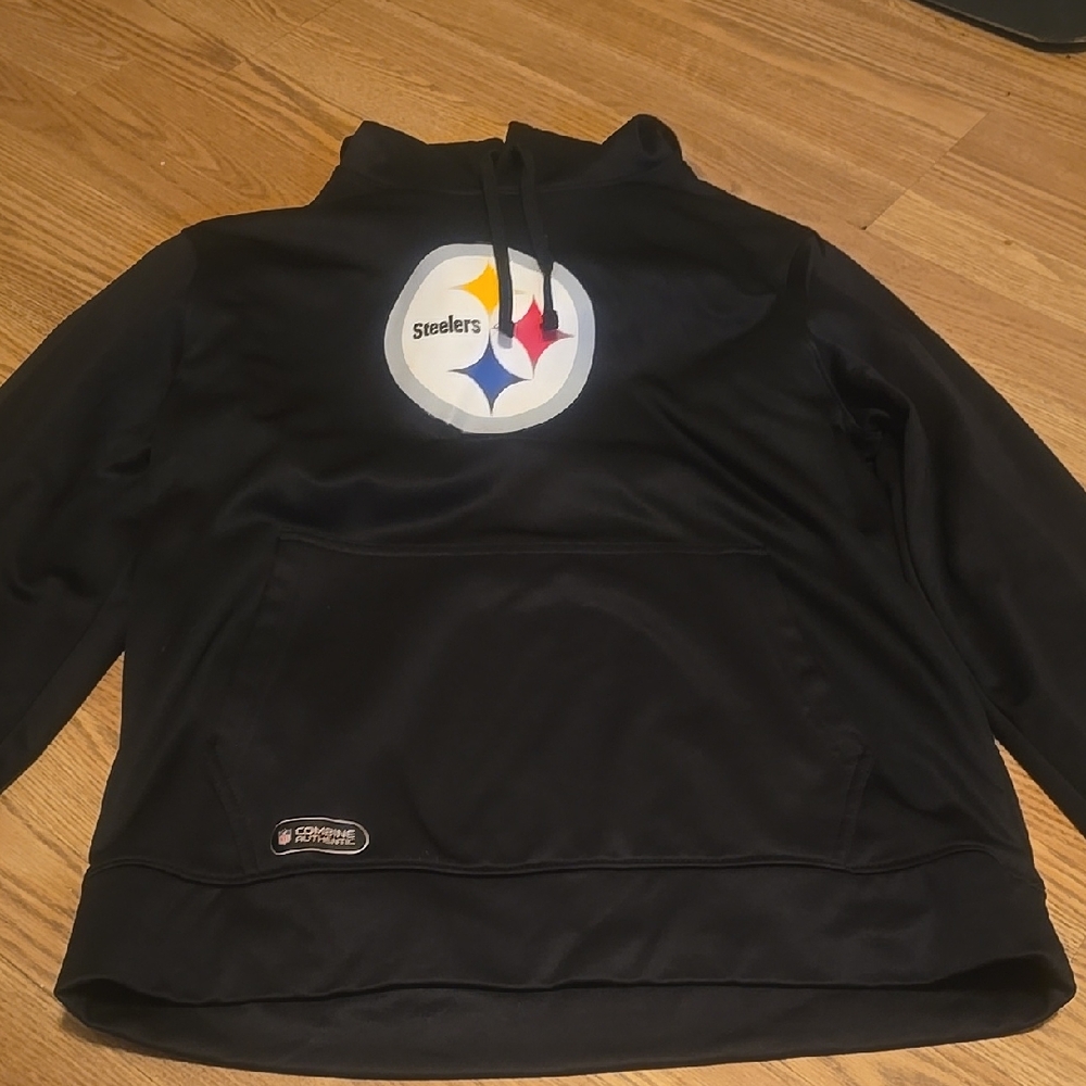 NFL Steelers Black Pullover Hoodie